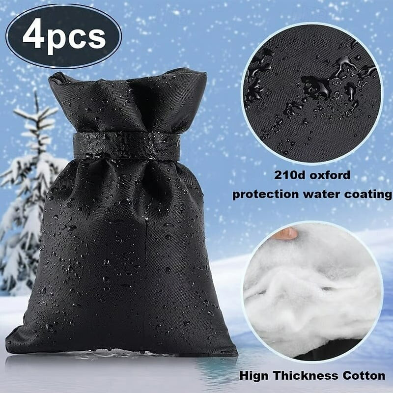❄️🚰4Pack Outdoor Faucet Covers for Winter