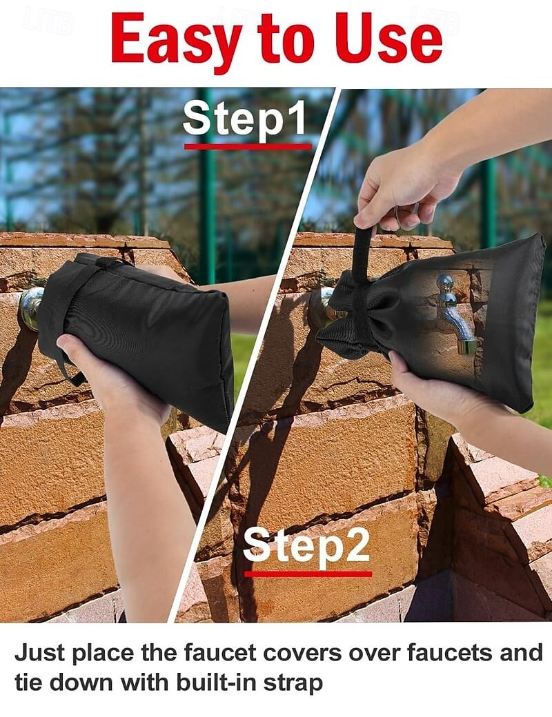 ❄️🚰4Pack Outdoor Faucet Covers for Winter